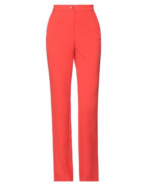 Soallure Woman Pants Coral Size 10 Polyester, Elastane