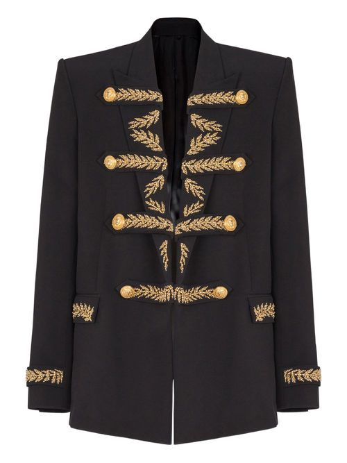 Embroidered jacket - Black