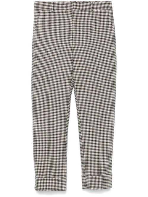 Houndstooth trousers - Neutrals