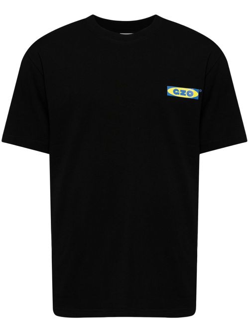 Logo-print cotton T-shirt - Black