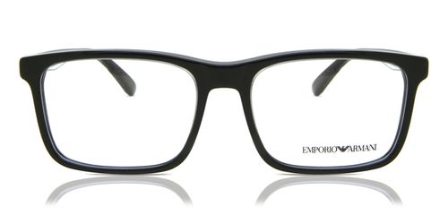 Emporio Armani EA3227 6051 Men's Eyeglasses Black  54 - Blue Light Block Available