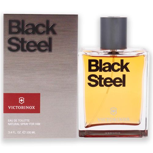 3.4 oz Black Steel Eau de Toilette Spray by for Men