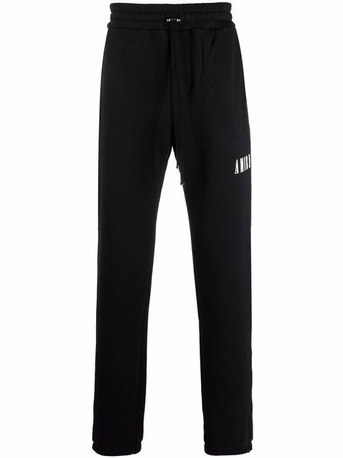 Logo-print track pants - Black
