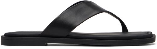 Black Gracie Thong Sandals