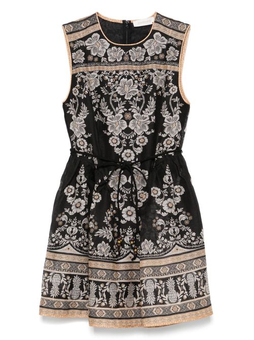 ZIMMERMANN Balance peplum mini dress - Black