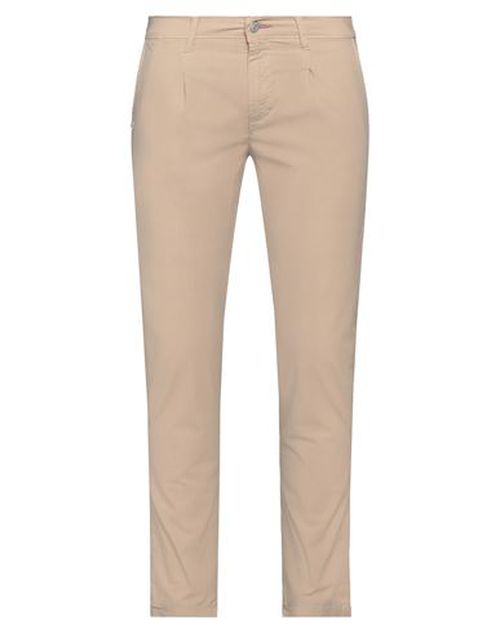 Man Pants Beige Size 32 Cotton, Elastane