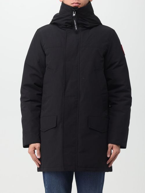 Coat Men color Black