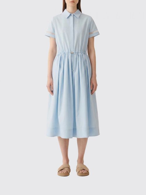 Dress Woman color Gnawed Blue