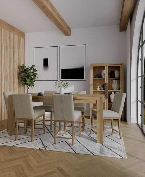 Davie Counter Height 7pc Dining Set (Table & 6 Chairs)