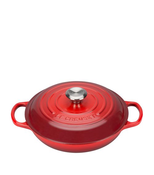 Cast Iron Shallow Round Casserole Dish
