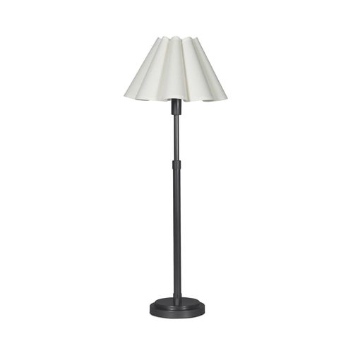 Blackened Brass Buffet Lamp from the Polly Collection