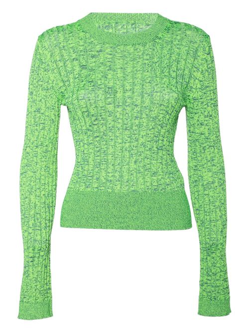 Marl-knit sweater - Green