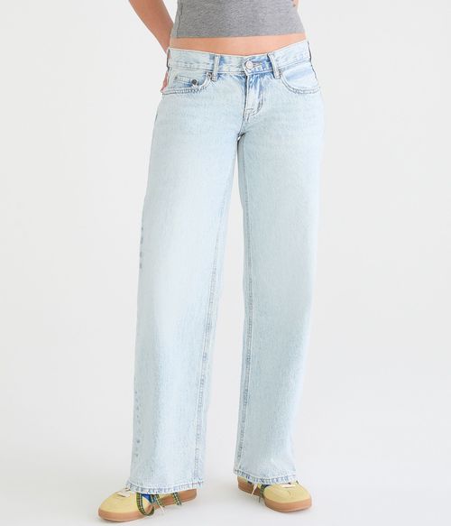 Super Low-Rise Baggy Wide Leg Jean