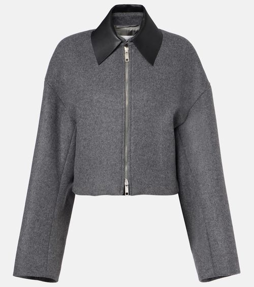 Vacuo cropped virgin wool jacket