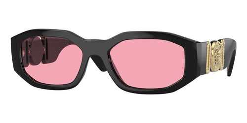 Versace VE4361 GB1/84 Men's Sunglasses Black Size 53