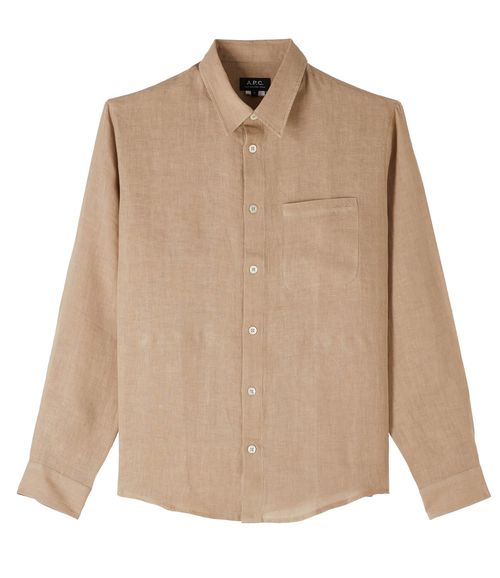 A. P.C. Cassel Logo shirt S BAA - Beige