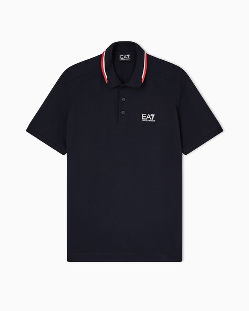 Summer Block stretch cotton polo shirt