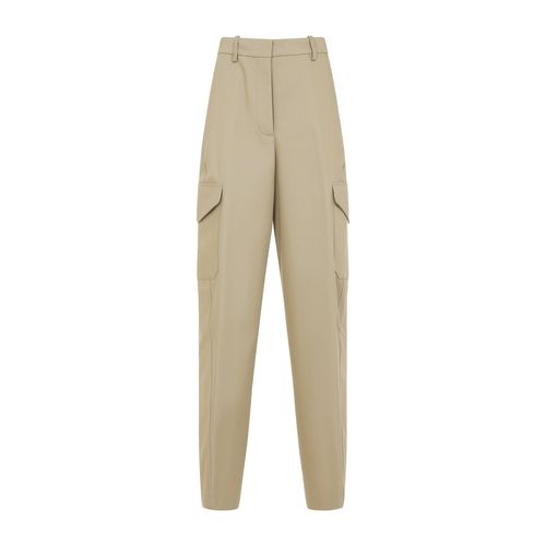 Cotton and Wool Trousers for Women - Regular & Straight Leg