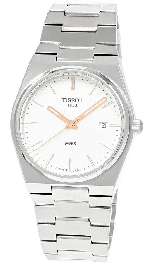 TISSOT PRX 40MM Stainless Steel Silver Dial Men's Watch T137.410.11.031.00 / T1374101103100