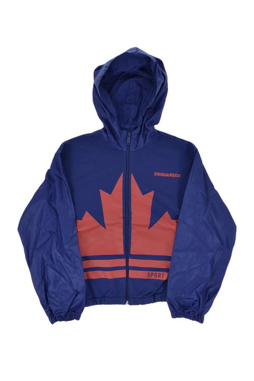 Boys Blue Graphic Jacket