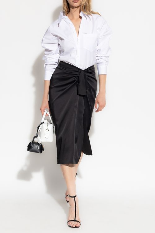 Stella McCartney Skirt With Tie, Women's, Black