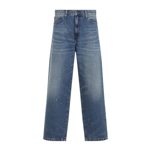 Blue Relaxed Mid Rise Jeans