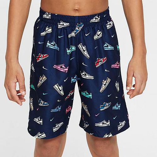 Boys Swim Breaker 7 Inch Volley Shorts in Blue