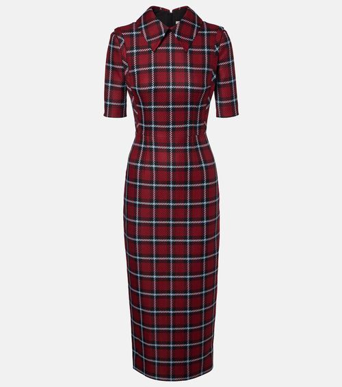 Valletta wool-blend midi dress