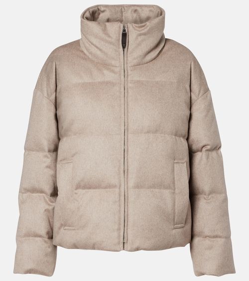 The Cube Destino cashmere down jacket