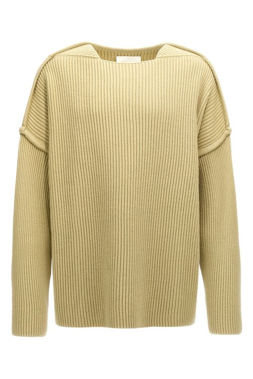 Geometric Neckline Sweater