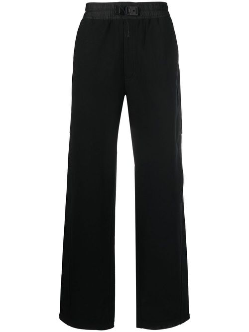 Straight-leg cut trousers - Black