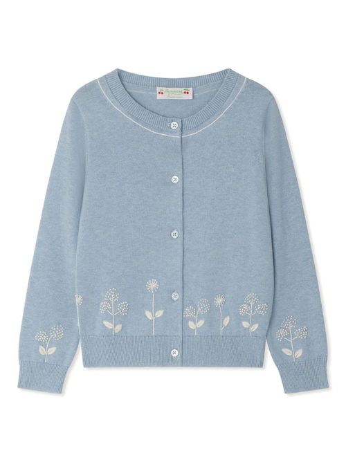 Knitted cardigan - Blue