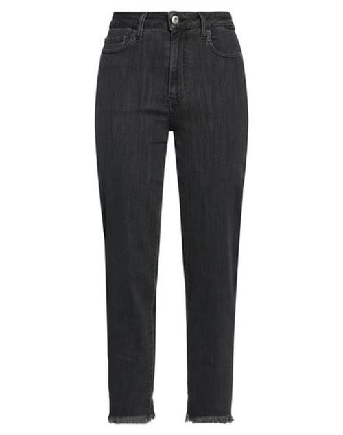 Woman Jeans Charcoal Size 25 Cotton, Elastane