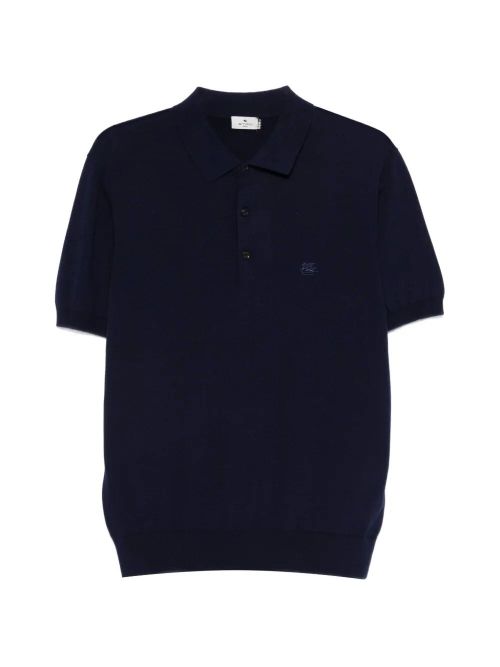 Knitted Cotton Polo Shirt