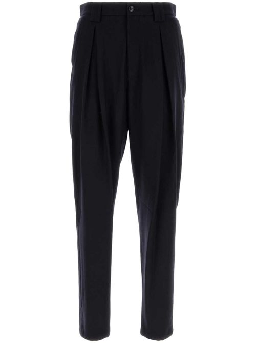 Wool tailored trousers - Blue