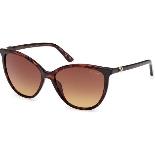 Guess Mujer Guess GU00256 52F Gafas de sol Inyectado la Habana Marrón Cat Eye Norma