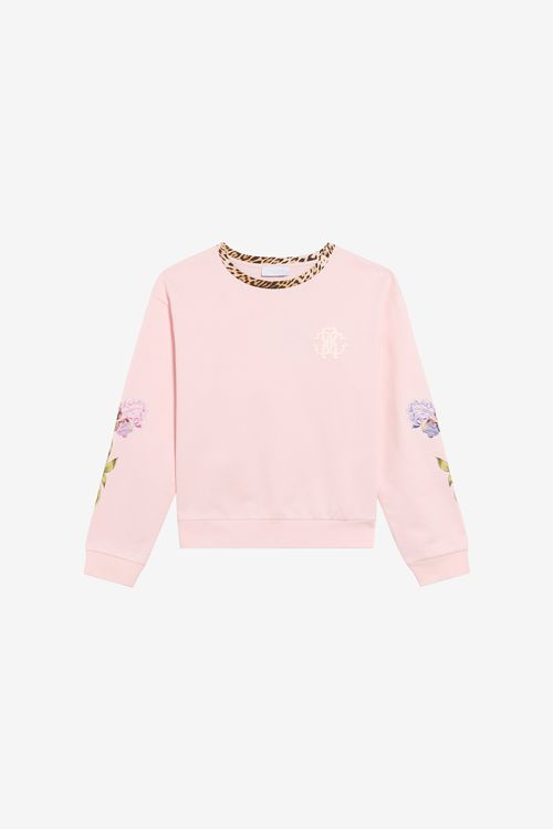 Pink Cotton Sweatshirt