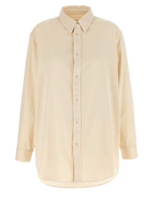 Cotton Canvas Shirt — Beige