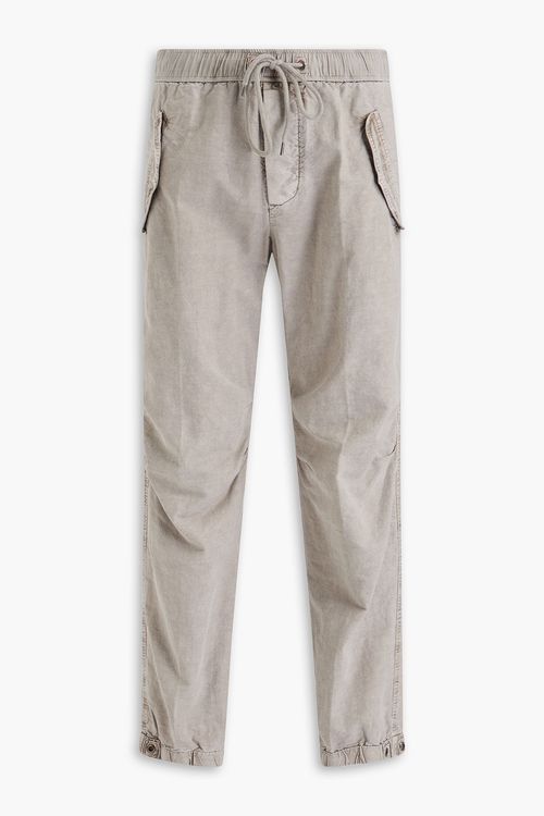 James Perse - Cotton and hemp-blend pants - Gray - 4