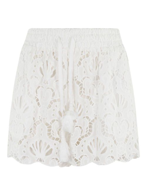 FARM Rio laced shorts - White