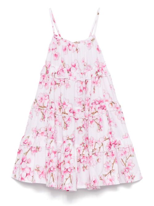 Floral-print dress - White