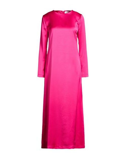Woman Maxi dress Fuchsia Size 4 Polyester