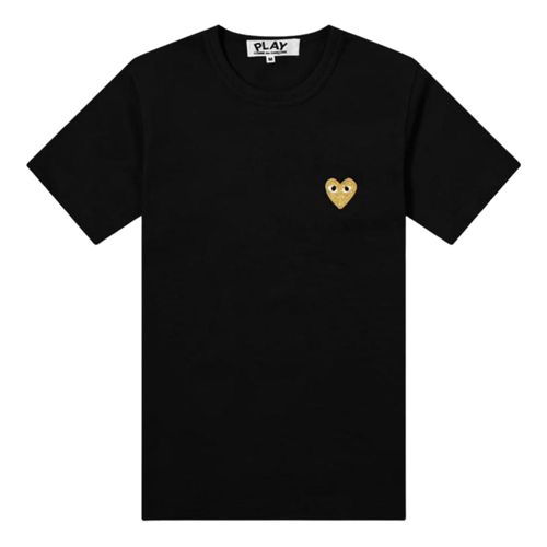 SS25 Gold Heart T-Shirt 'Black'