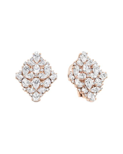 18K Rose Gold 8.36 ct. tw. Diamond Clip-Ons Earrings
