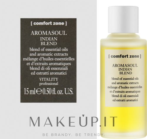 Miscela oli essenziali per corpo Comfort Zone Aromasoul India Blend