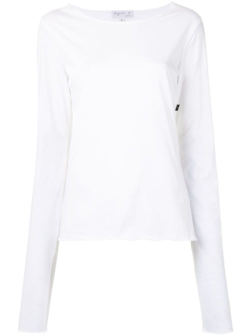 Ultra long-sleeved T-shirt - White