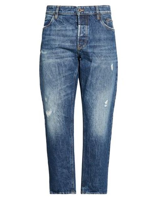 Man Jeans Blue Size 38 Cotton