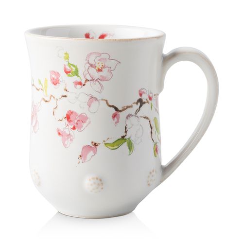 Juliska Berry & Thread Floral Sketch Camellia Mug FB06B88