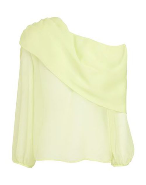 Woman Top Lime green Size 4 Polyester