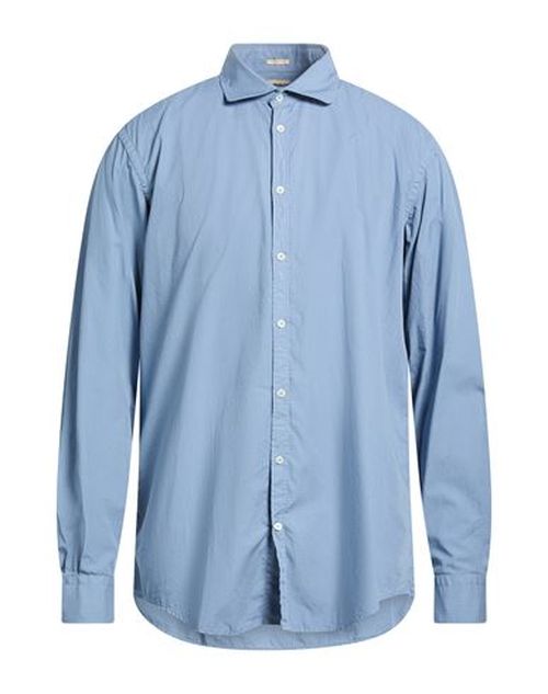Man Shirt Sky blue Size XXL Cotton